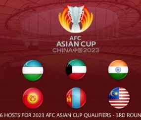 Kaiyun开云中国官网-2023亚预赛6主办地敲定 2月24日进行分组抽签